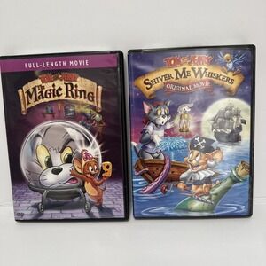 Tom And Jerry Movie‎ DVD Lot Of 2 Pirate Adventure Magic Wizard Kid Show